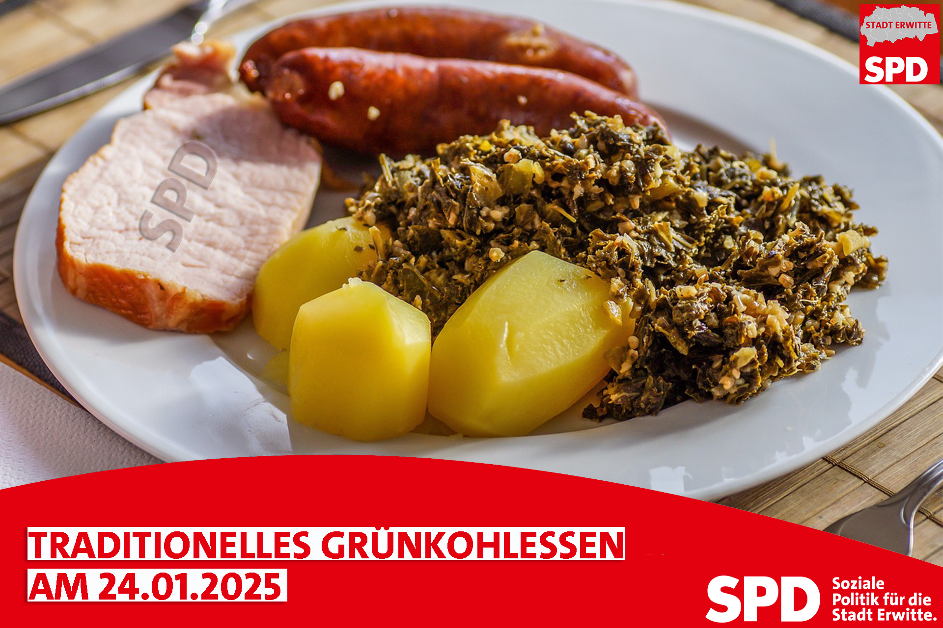 2025 Grunkohlessen Ankundigung