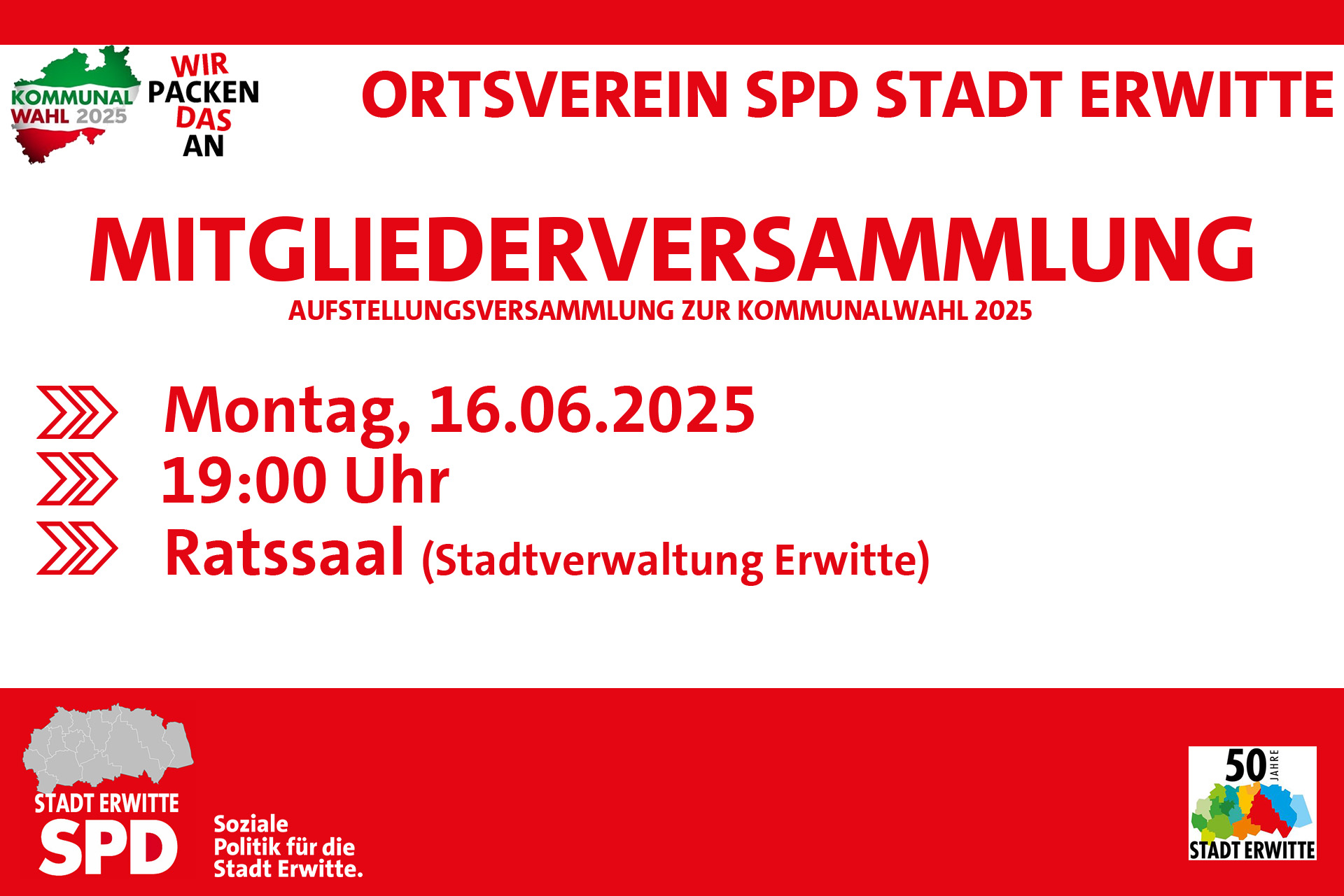 Ankundigung Mitgliederversammlung