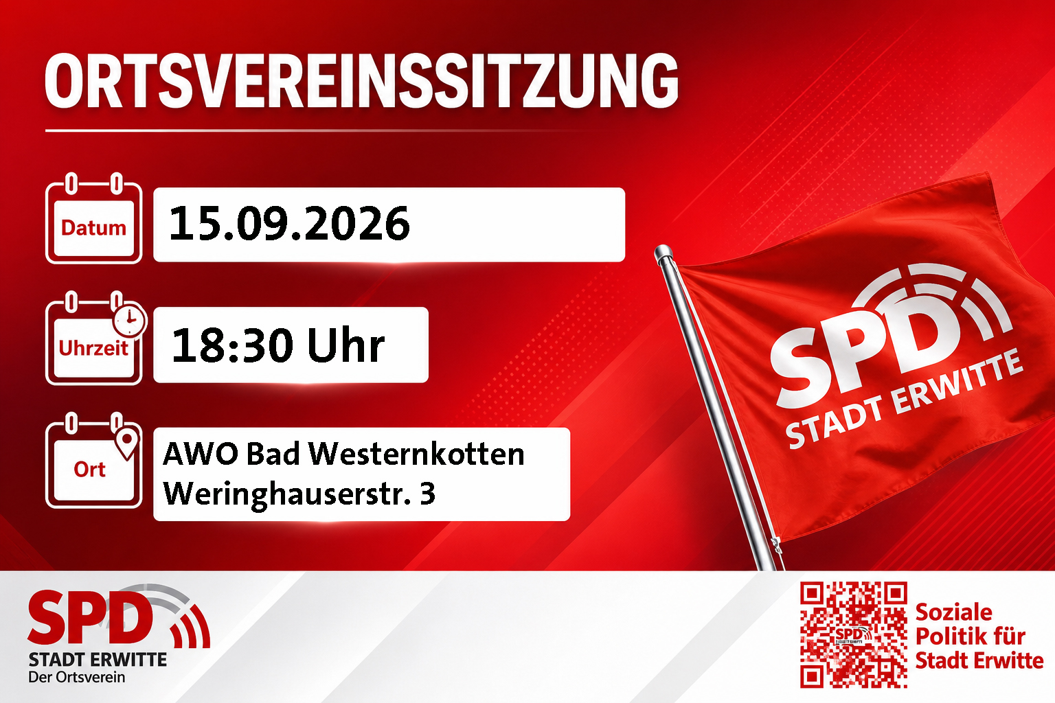 Ortsvereinssitzung der SPD Stadt Erwitte
